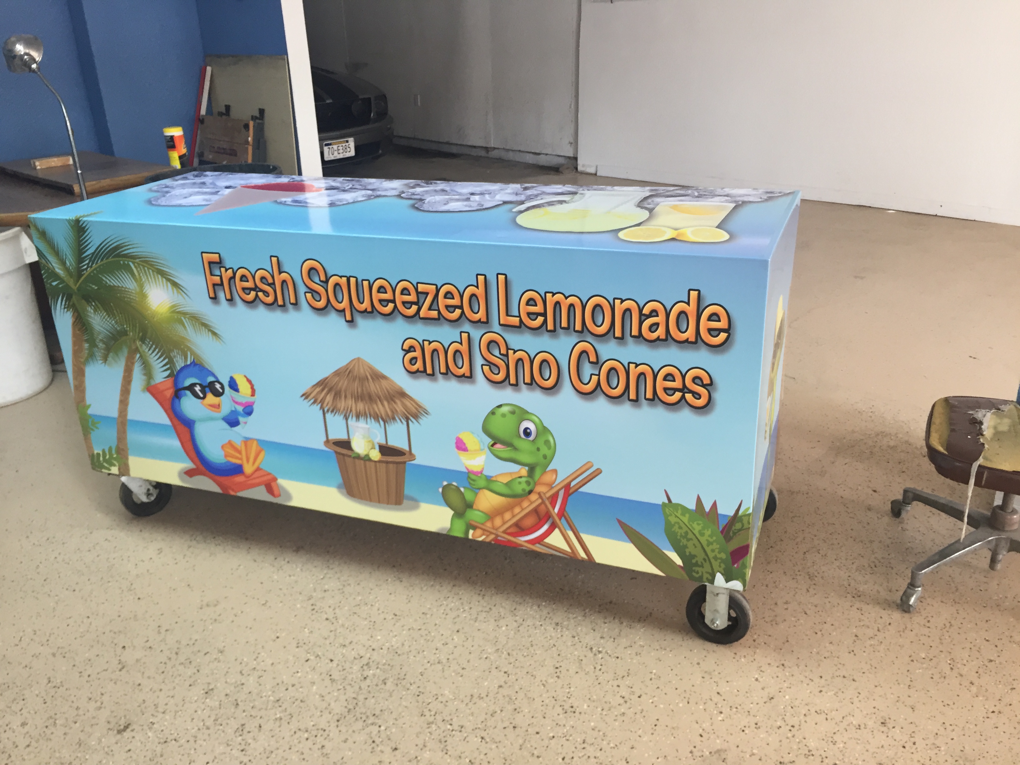 Sno Cone Bar Wrap